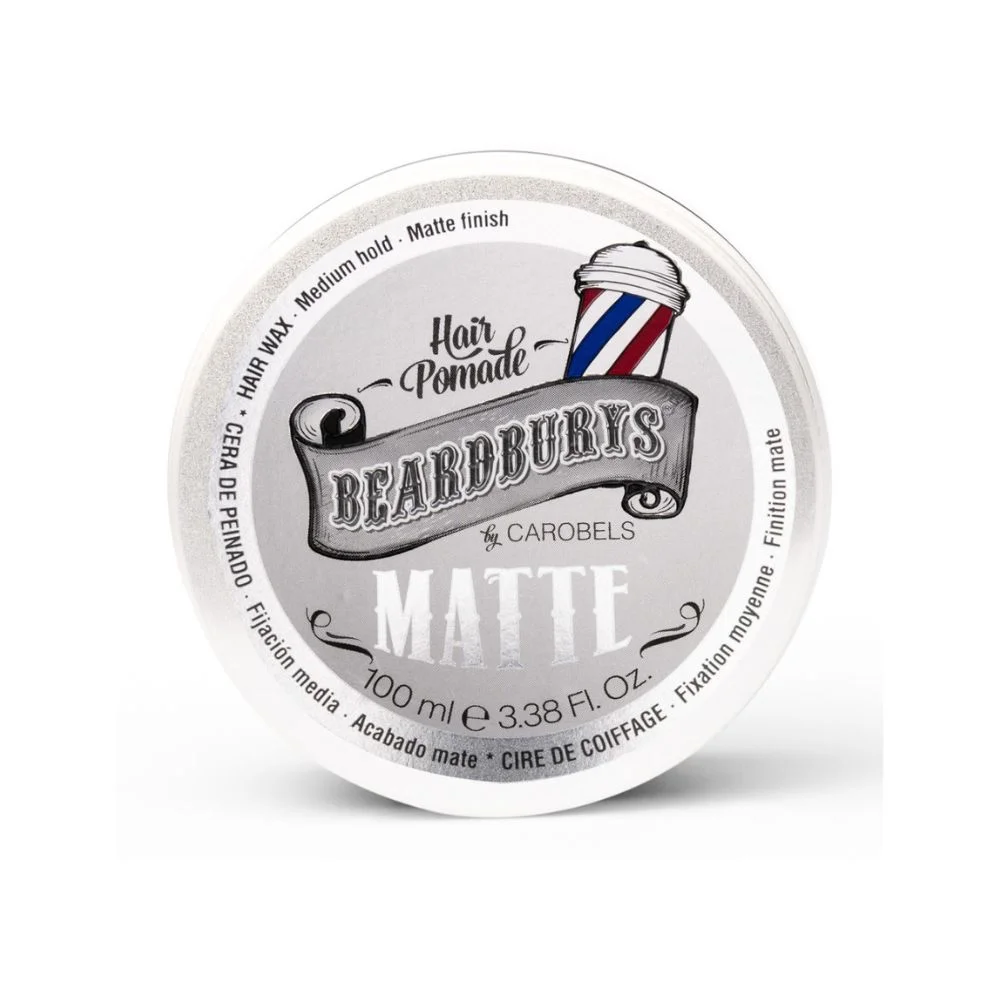 Cera Mate Beardburys Matt-Clay – Fijación Fuerte y Acabado Natural